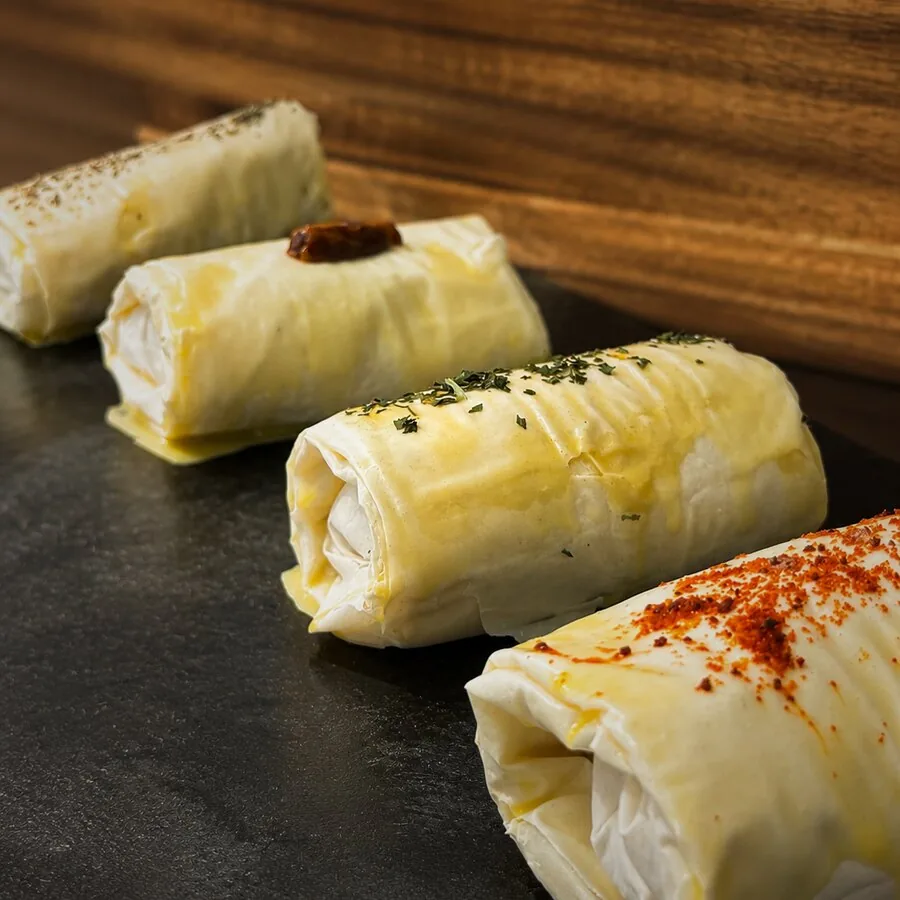 Filos, rolled and ready to bake